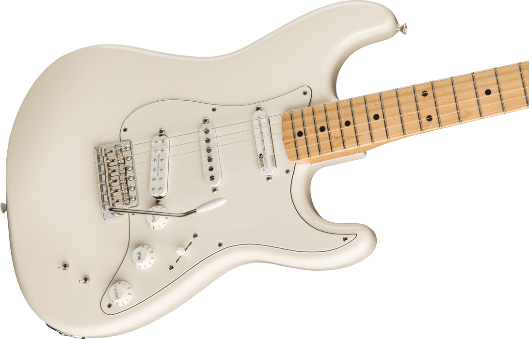 Fender EOB Stratocaster, Maple Fingerboard, Olympic White