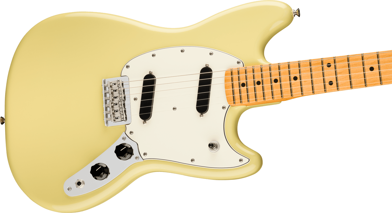 Fender Player II Mustang, Maple Fingerboard, Hialeah Yellow