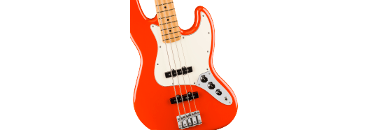 Fender  Player II Jazz Bass, Maple Fingerboard, Coral Red