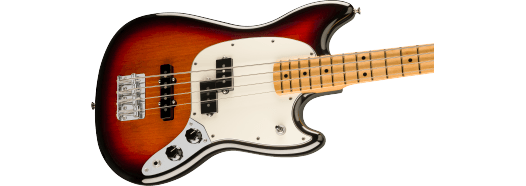 Fender Player II Mustang Bass PJ, Maple Fingerboard, 3-Color Sunburst
