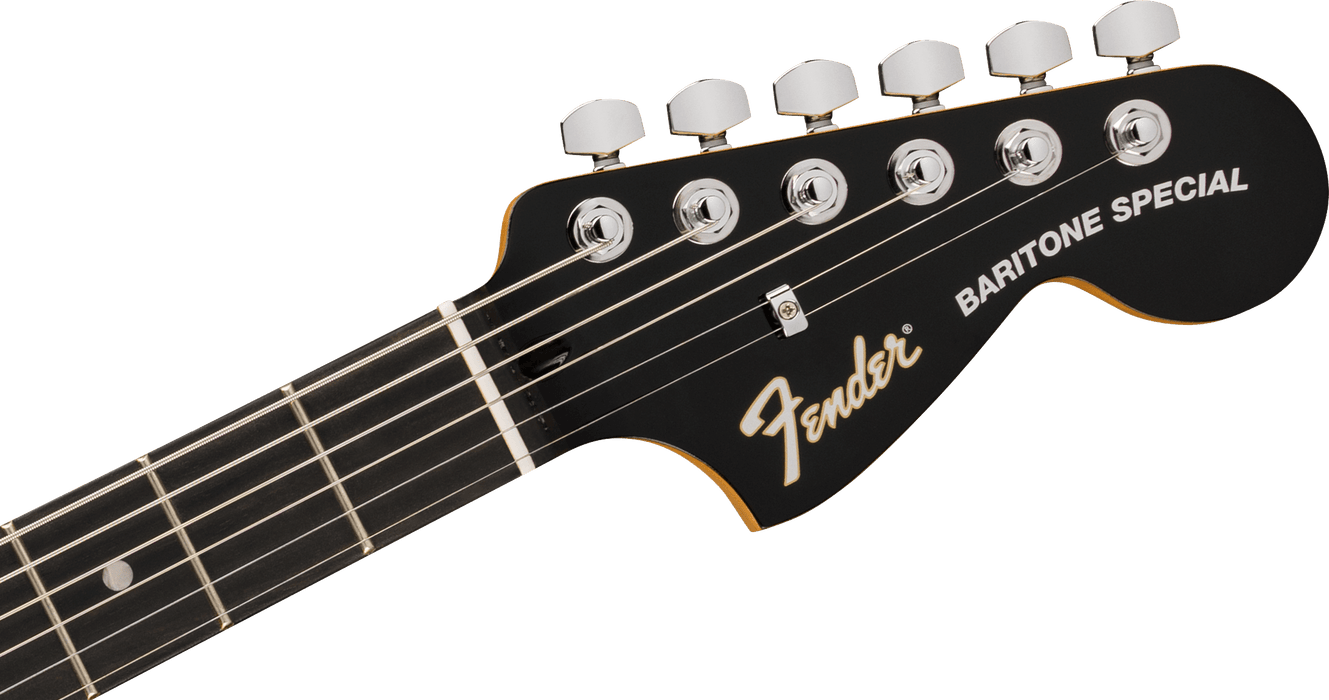 Fender Limited Edition Player Fusion Jaguar Baritone, Ebony Fingerboard, Black