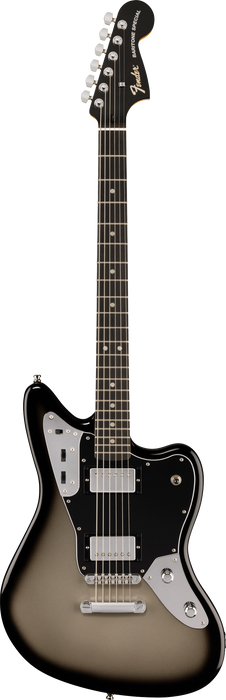 Fender Limited Edition Player Fusion Jaguar Baritone, Ebony Fingerboard, Silverburst