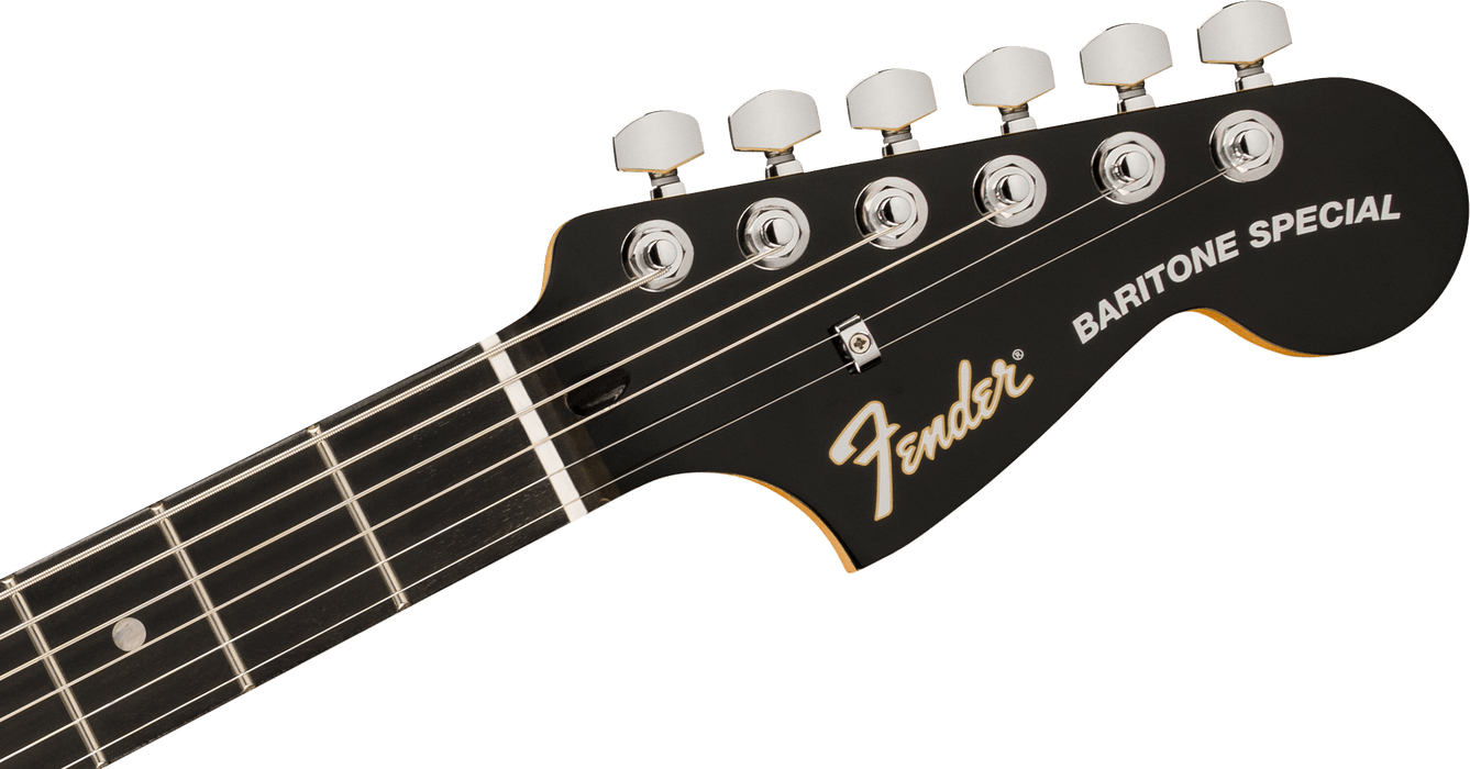 Fender Limited Edition Player Fusion Jaguar Baritone, Ebony Fingerboard, Silverburst