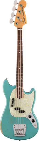Fender JMJ Road Worn Mustang Bass, Rosewood Fingerboard, Faded