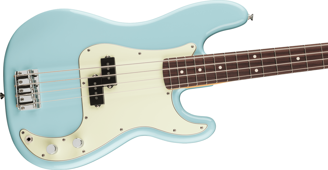 Fender 75th Anniversary Player II Precision Bass, Rosewood Fingerboard, Daphne Blue