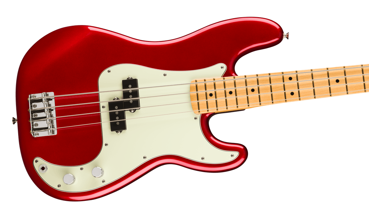 Fender 75th Anniversary Player II Precision Bass, Maple Fingerboard, Candy Apple Red