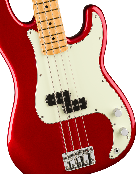 Fender 75th Anniversary Player II Precision Bass, Maple Fingerboard, Candy Apple Red