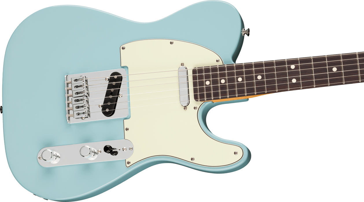 Fender 75th Anniversary Player II Telecaster, Rosewood Fingerboard. Daphne Blue