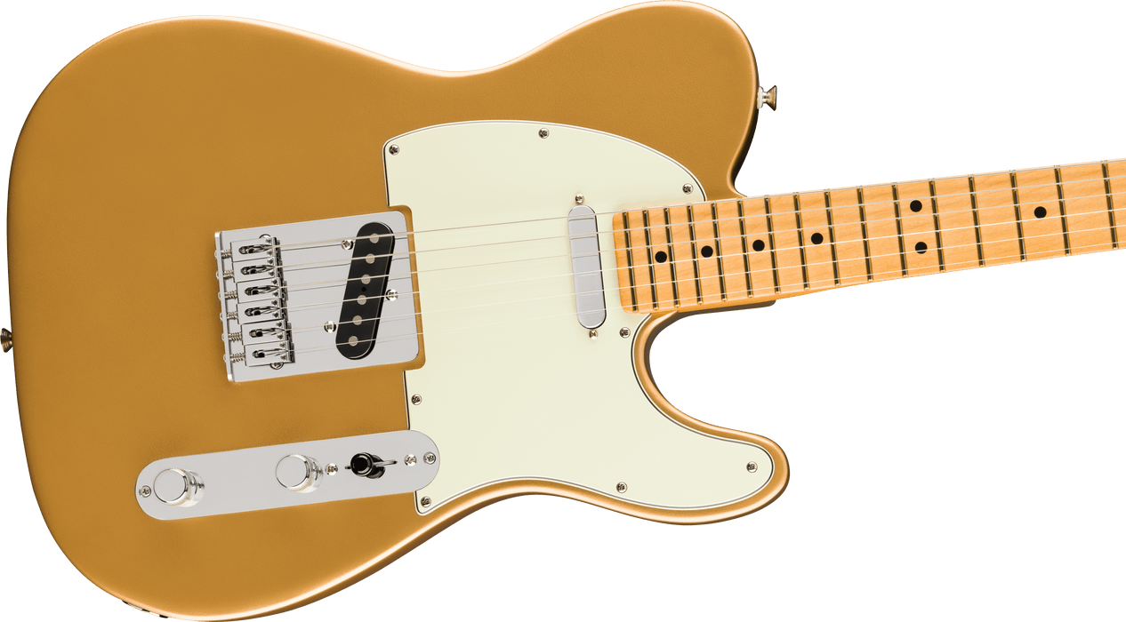 Fender 75th Anniversary Player II Telecaster, Maple Fingerboard, Aztec Gold