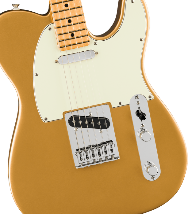 Fender 75th Anniversary Player II Telecaster, Maple Fingerboard, Aztec Gold