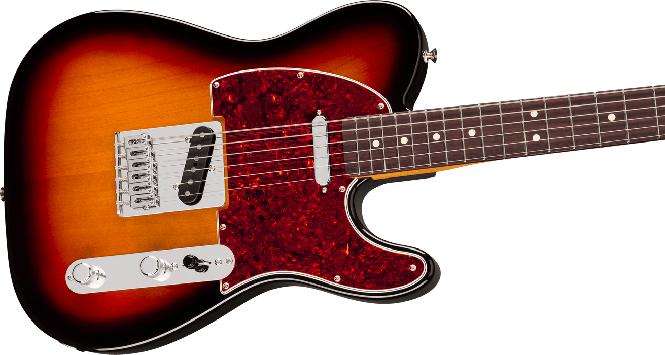 Fender 75th Anniversary Player II Baritone Telecaster, Rosewood Fingerboard, 3-Color Sunburst