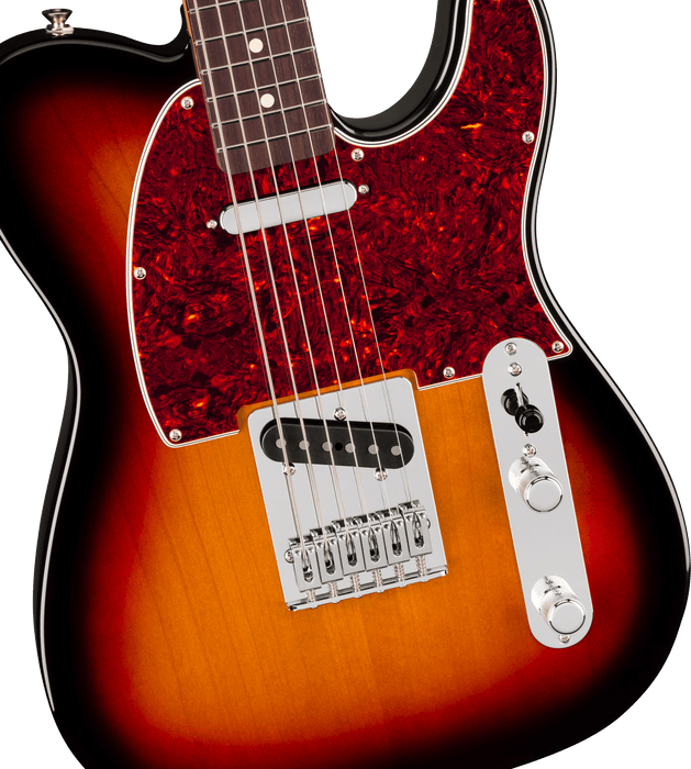 Fender 75th Anniversary Player II Baritone Telecaster, Rosewood Fingerboard, 3-Color Sunburst