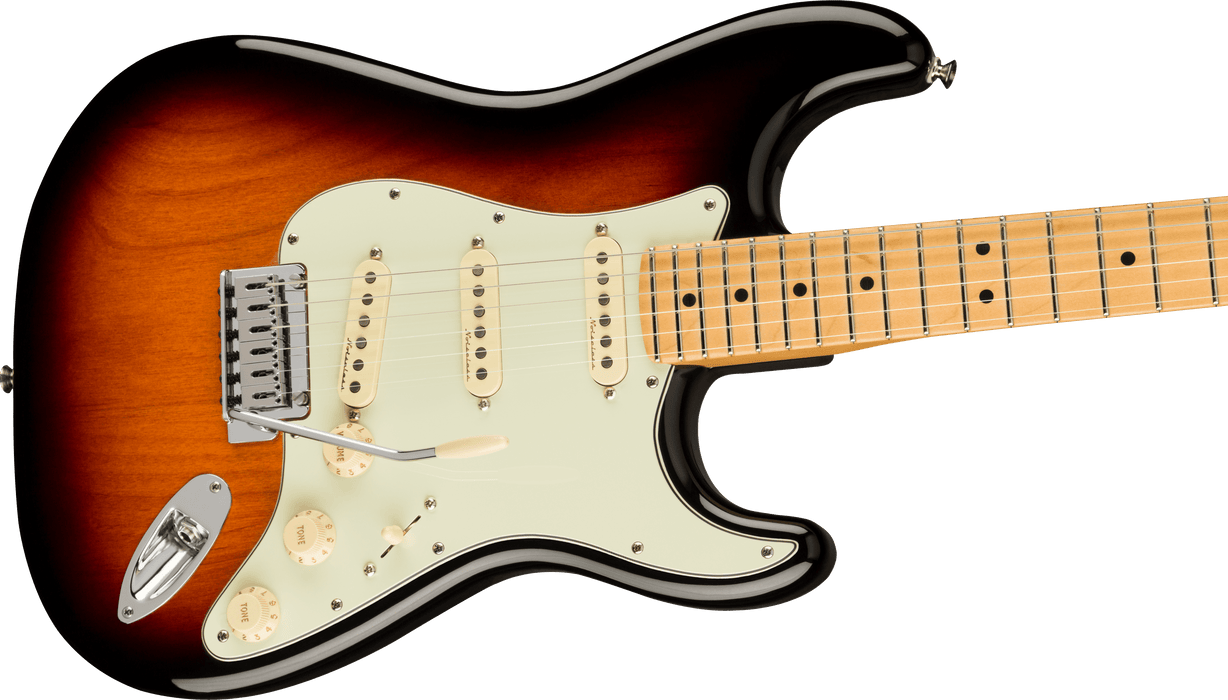 Fender Player Plus Stratocaster, Maple Fingerboard, 3-Color Sunburst