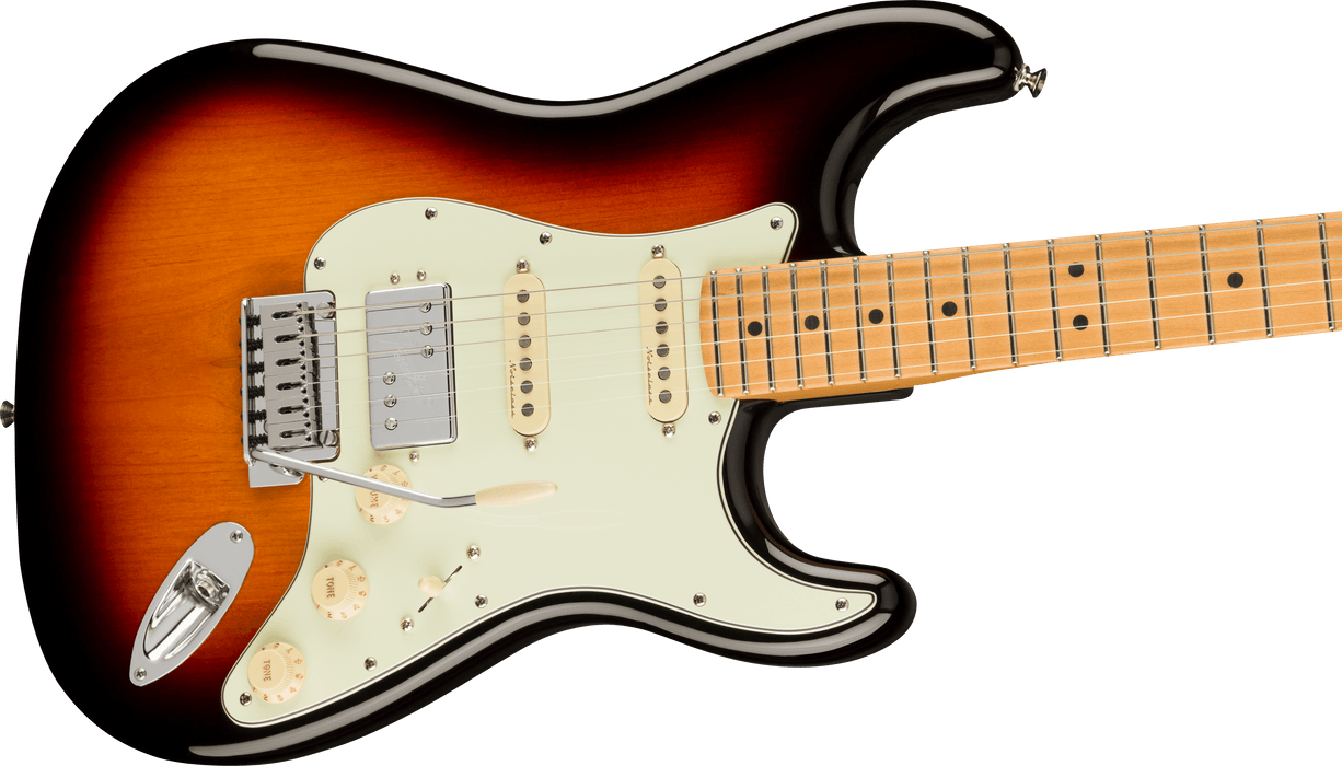 Fender Player Plus Stratocaster HSS, Maple Fingerboard, 3-Color Sunburst