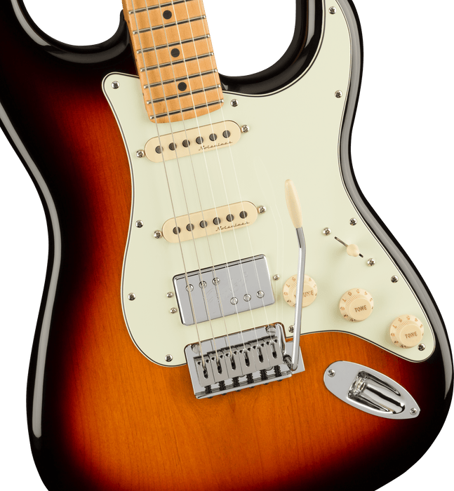 Fender Player Plus Stratocaster HSS, Maple Fingerboard, 3-Color Sunburst