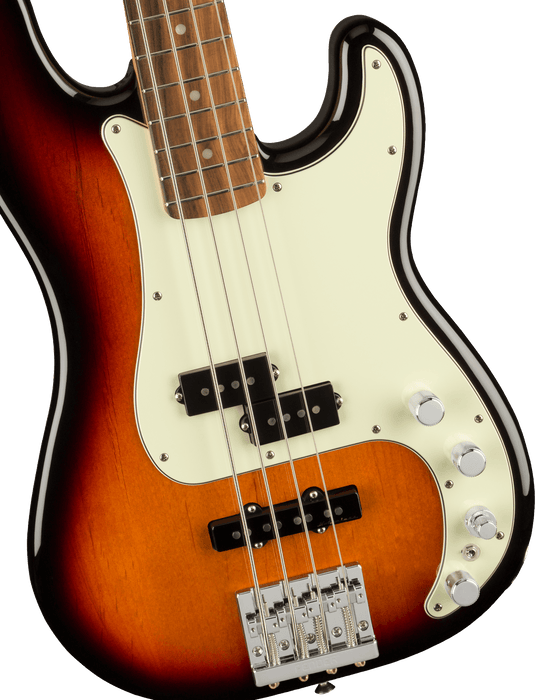 Fender Player Plus Active Precision Bass, Pau Ferro Fingerboard, 3-Color Sunburst