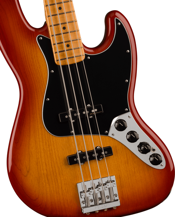 Fender Player Plus Jazz Bass, Maple Fingerboard - Sienna Sunburst