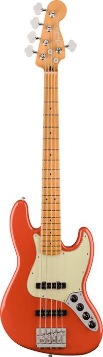 Fender Player Plus Jazz Bass V, Maple Fingerboard - Fiesta Red