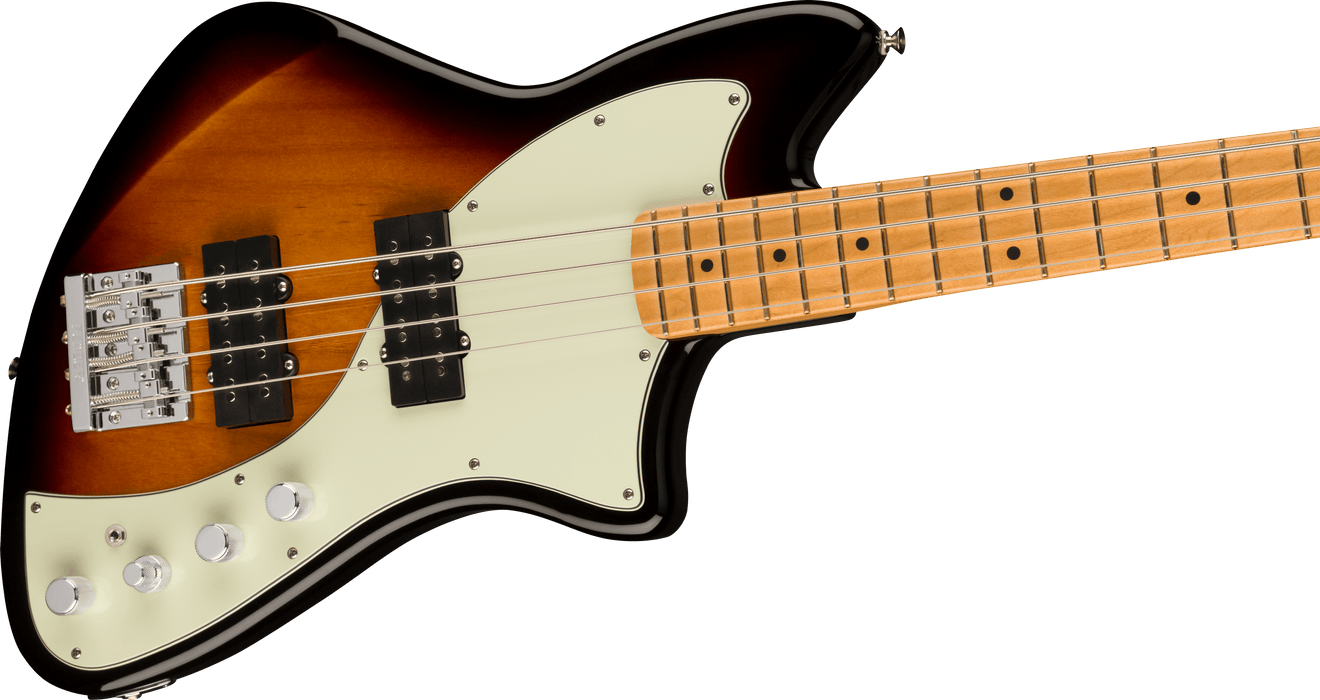 Fender Player Plus Active Meteora Bass, Maple Fingerboard, 3-Color Sunburst