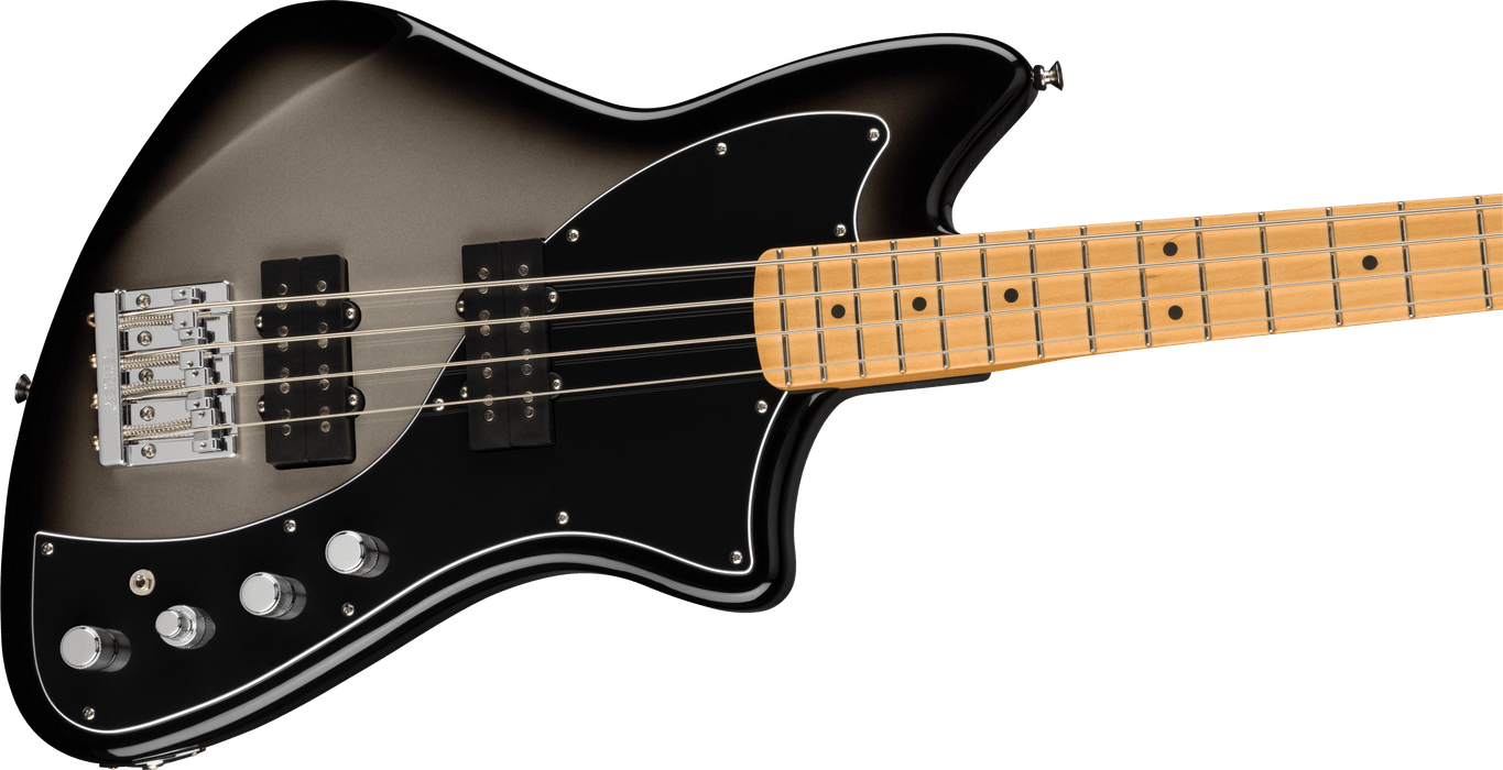 Fender Player Plus Active Meteora Bass, Maple Fingerboard, Silverburst