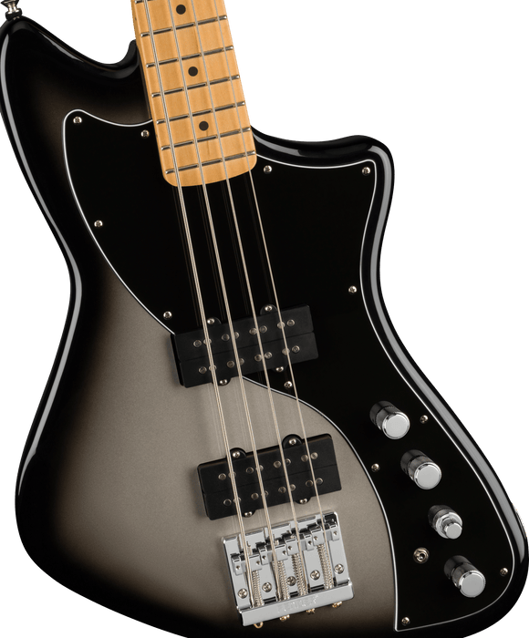 Fender Player Plus Active Meteora Bass, Maple Fingerboard, Silverburst