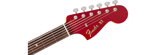 Fender Vintera III Early '60s Bass VI, Rosewood Fingerboard, Candy Apple Red