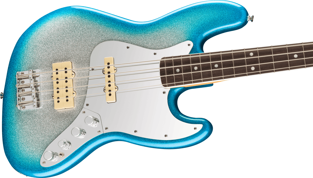 Fender Limited Player Plus x Blu DeTiger Jazz Bass, Rosewood Fingerboard, Sky Burst Sparkle