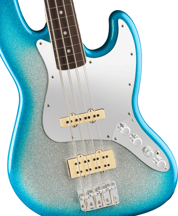 Fender Limited Player Plus x Blu DeTiger Jazz Bass, Rosewood Fingerboard, Sky Burst Sparkle