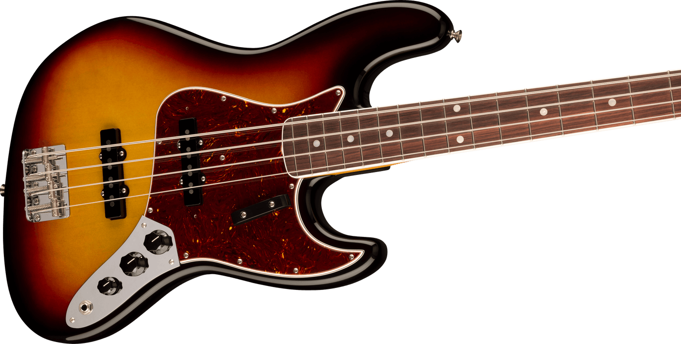 Fender American Vintage II 1966 Jazz Bass, Rosewood Fingerboard, 3-Color Sunburst