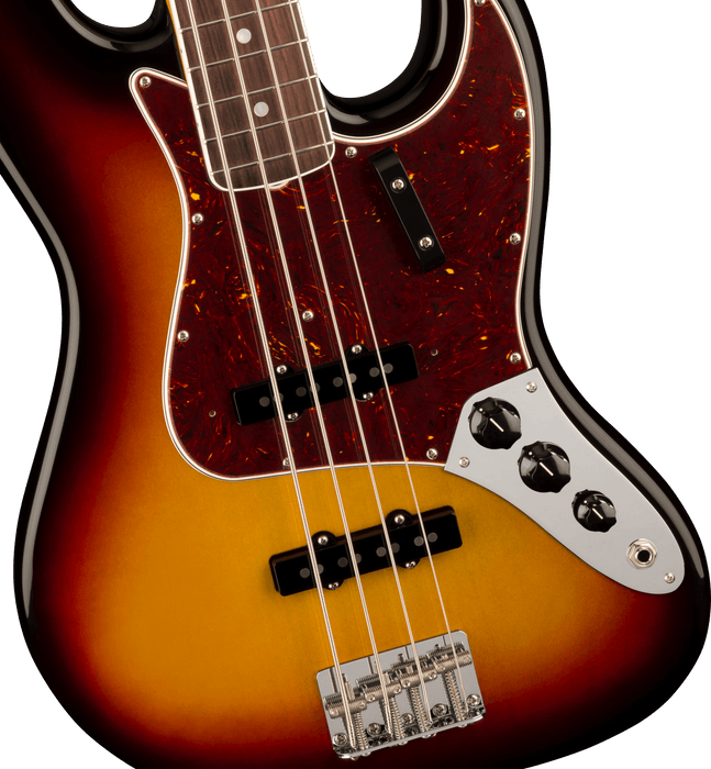 Fender American Vintage II 1966 Jazz Bass, Rosewood Fingerboard, 3-Color Sunburst