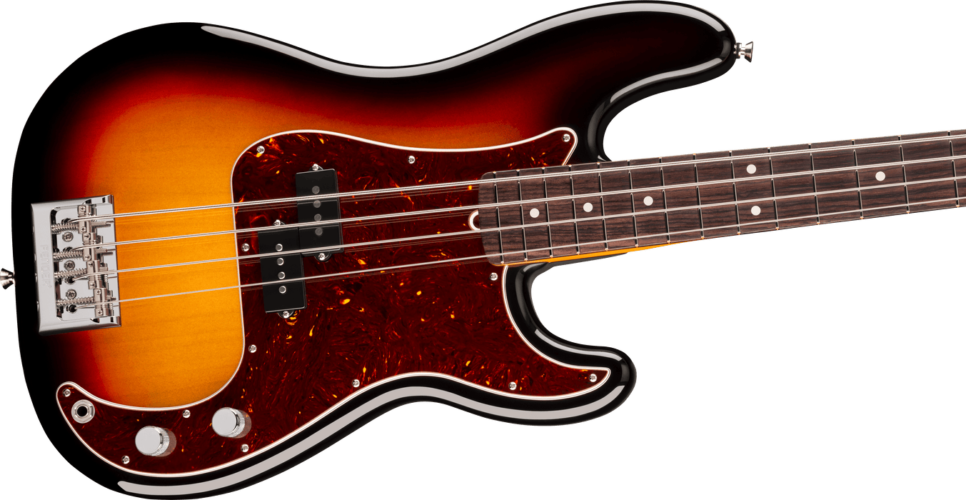 Fender American Professional Precision Bass, Rosewood Fingerboard, 3-Color Sunburst