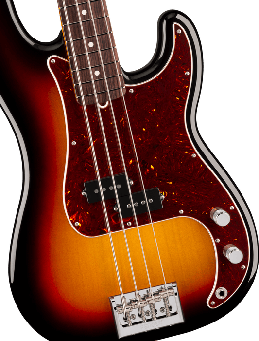 Fender American Professional Precision Bass, Rosewood Fingerboard, 3-Color Sunburst