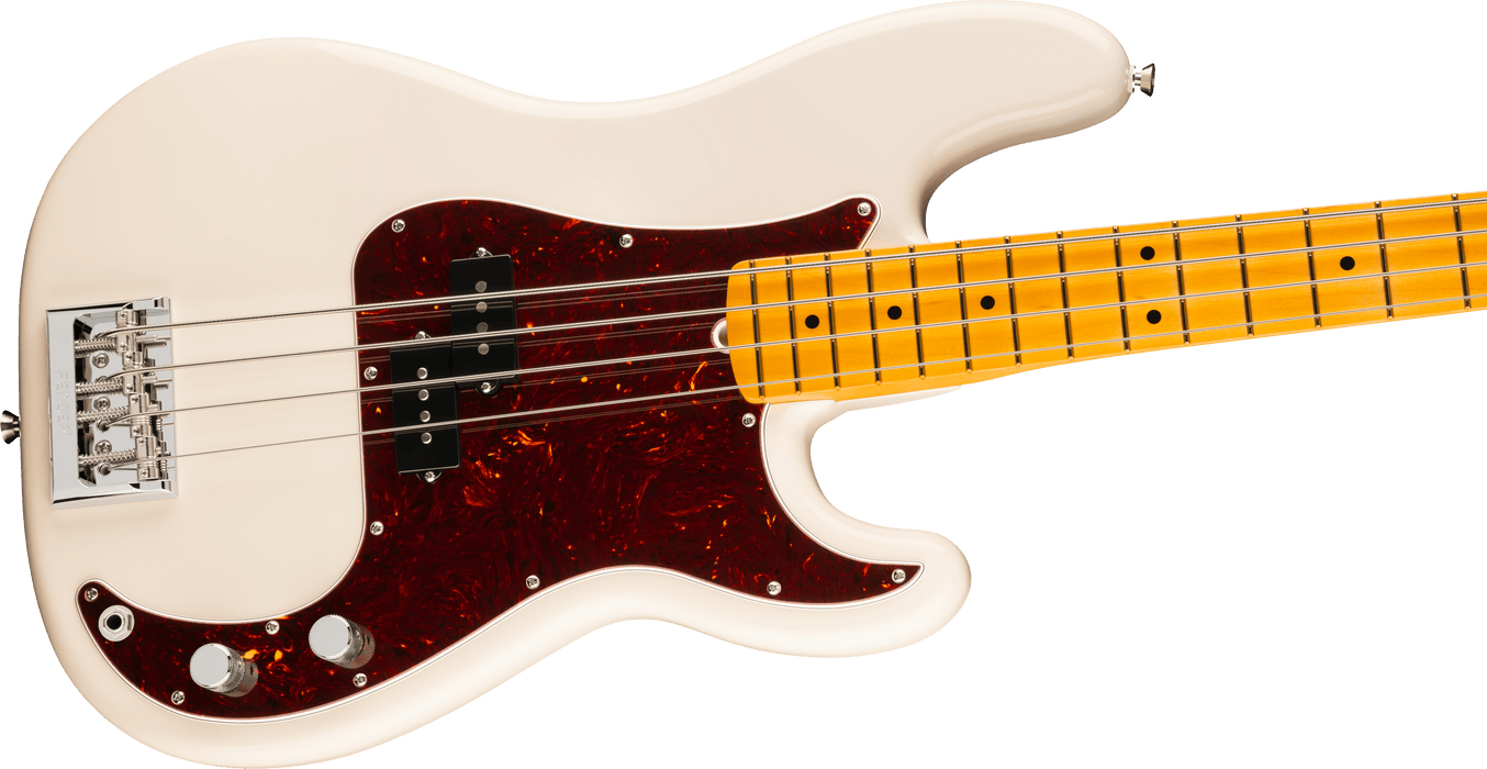 Fender American Professional Precision Bass, Maple Fingerboard, Olympic White