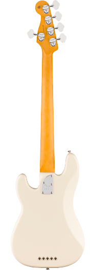 Fender American Professional Precision Bass V, touche en palissandre, Olympic White