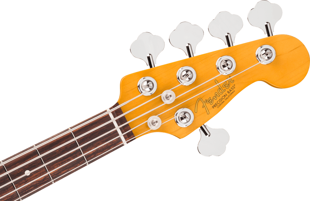 Fender American Professional Precision Bass V, touche en palissandre, Olympic White