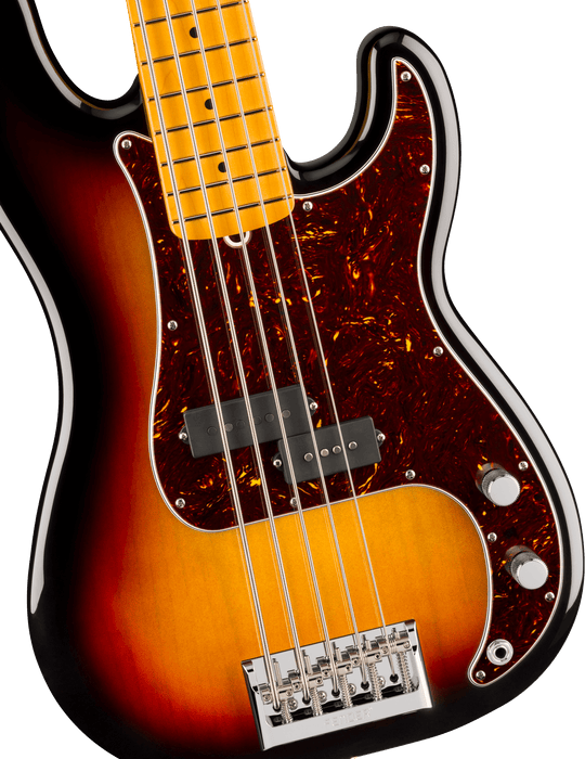Fender American Professional Jazz Bass V, touche en palissandre, Sunburst 3 couleurs
