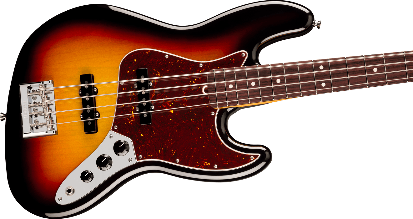 Fender American Professional Jazz Bass, Rosewood Fingerboard, 3-Color Sunburst