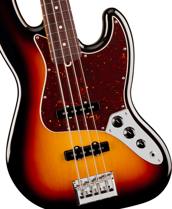 Fender American Professional Jazz Bass, Rosewood Fingerboard, 3-Color Sunburst
