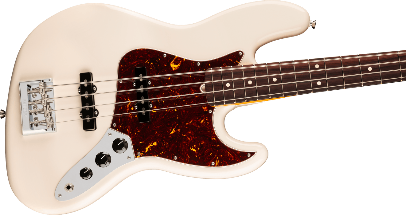 Fender American Professional Jazz Bass, Rosewood Fingerboard, Olympic White