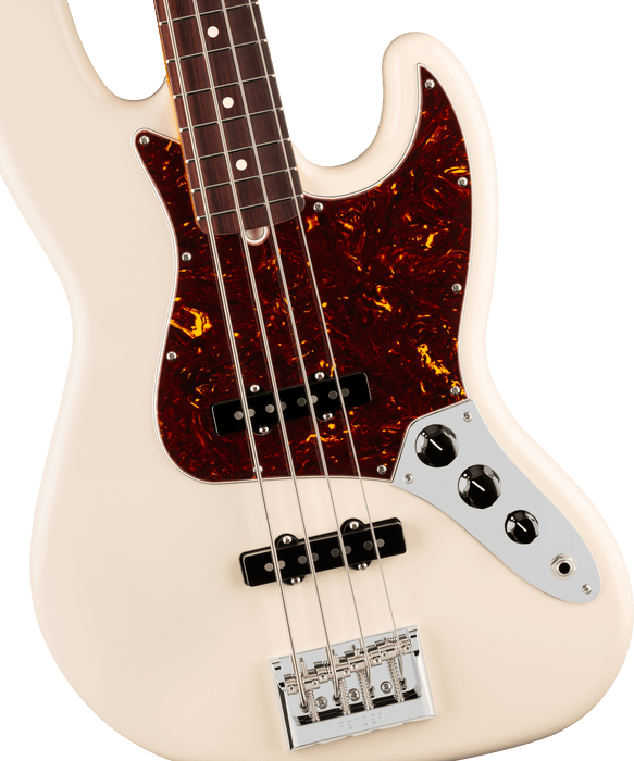 Fender American Professional Jazz Bass, Rosewood Fingerboard, Olympic White