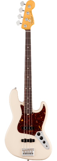 Fender American Professional Jazz Bass, Rosewood Fingerboard, Olympic White