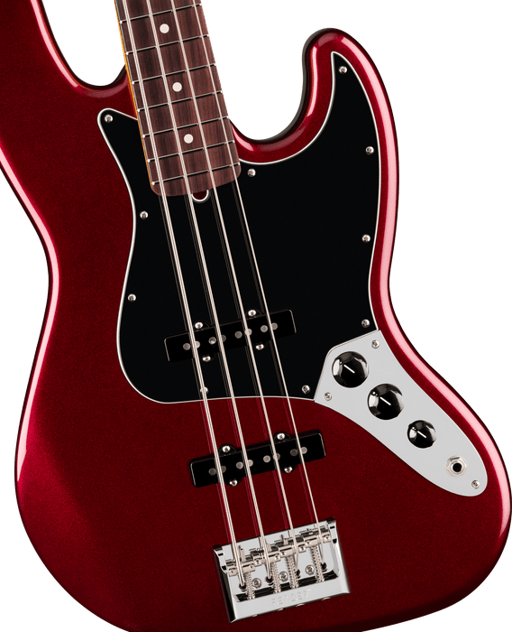 Fender American Professional Jazz Bass, touche en palissandre, Oxblood