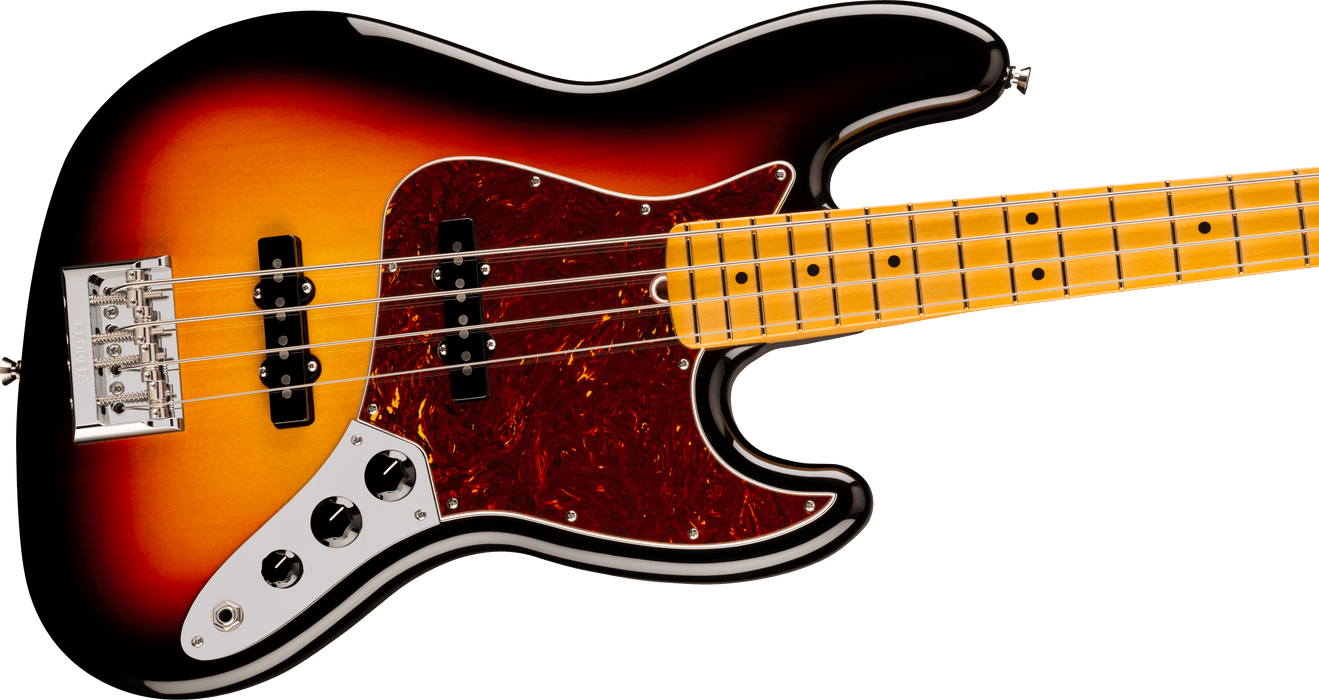 Fender American Professional Jazz Bass, Maple Fingerboard, 3-Color Sunburst