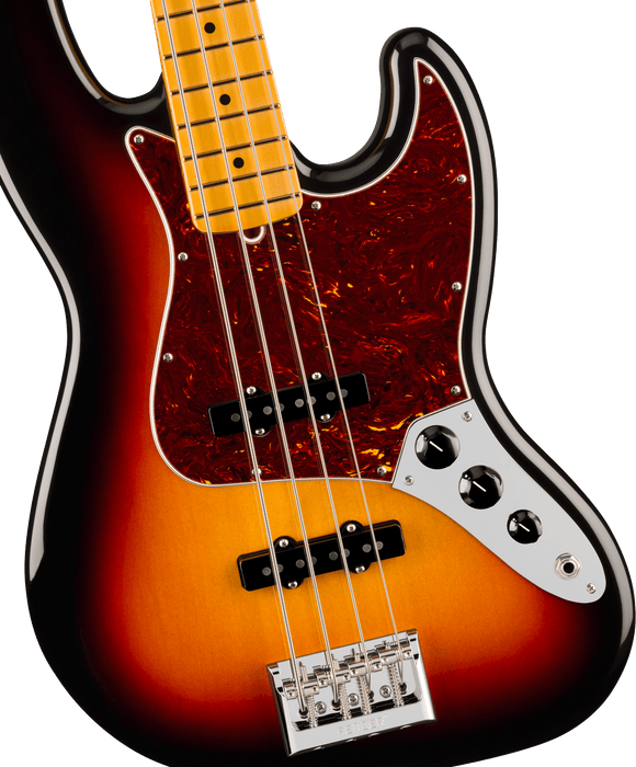 Fender American Professional Jazz Bass, Maple Fingerboard, 3-Color Sunburst