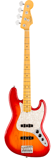 Fender American Professional Jazz Bass, Maple Fingerboard, Aged Cherry Burst