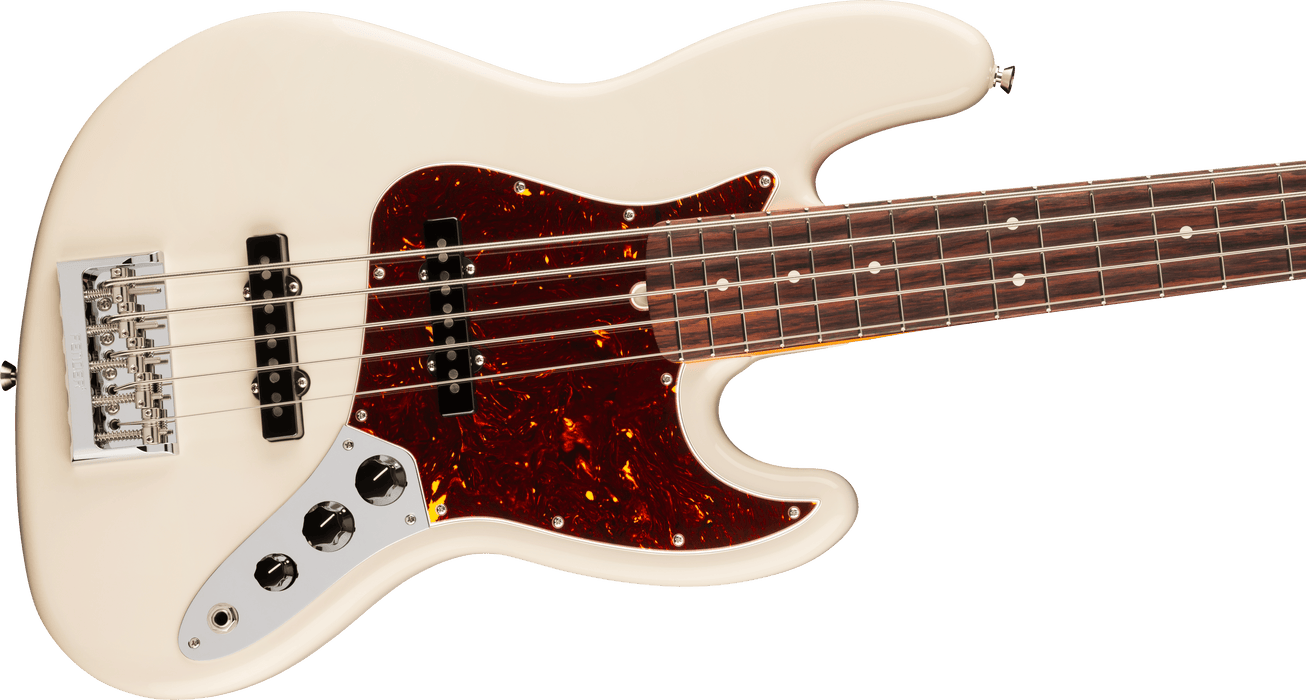 Fender American Professional Jazz Bass V, Rosewood Fingerboard, Olympic White
