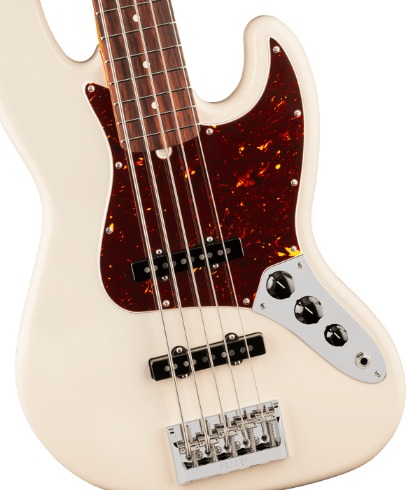 Fender American Professional Jazz Bass V, Rosewood Fingerboard, Olympic White