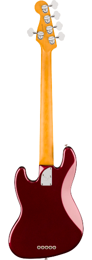 Fender American Professional Jazz Bass V, Maple Fingerboard, Oxblood