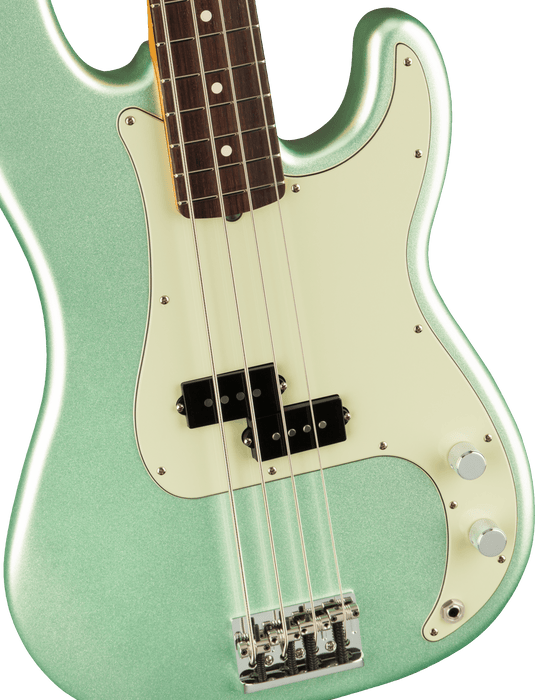 Fender American Professional II Precision Bass, Rosewood Fingerboard, Mystic Surf Green