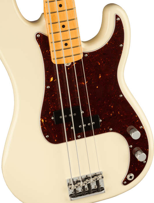 Fender American Professional II Precision Bass, Maple Fingerboard, Olympic White